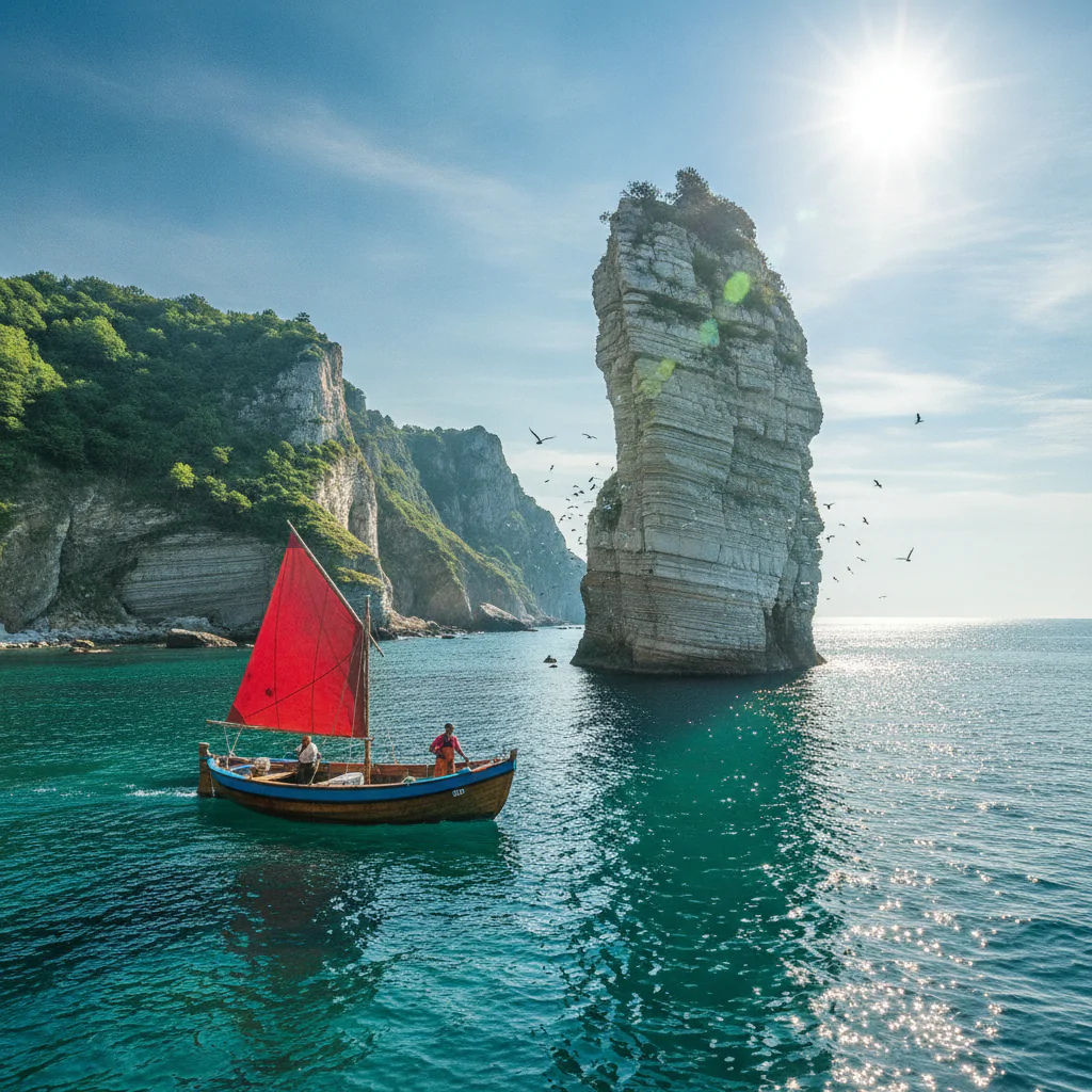 Морская прогулка к скале