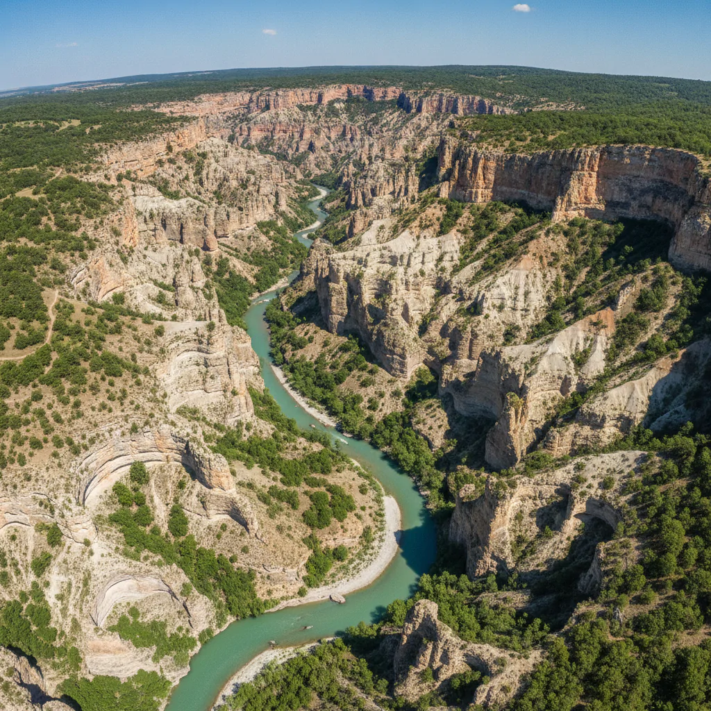 Панорама каньона с высоты