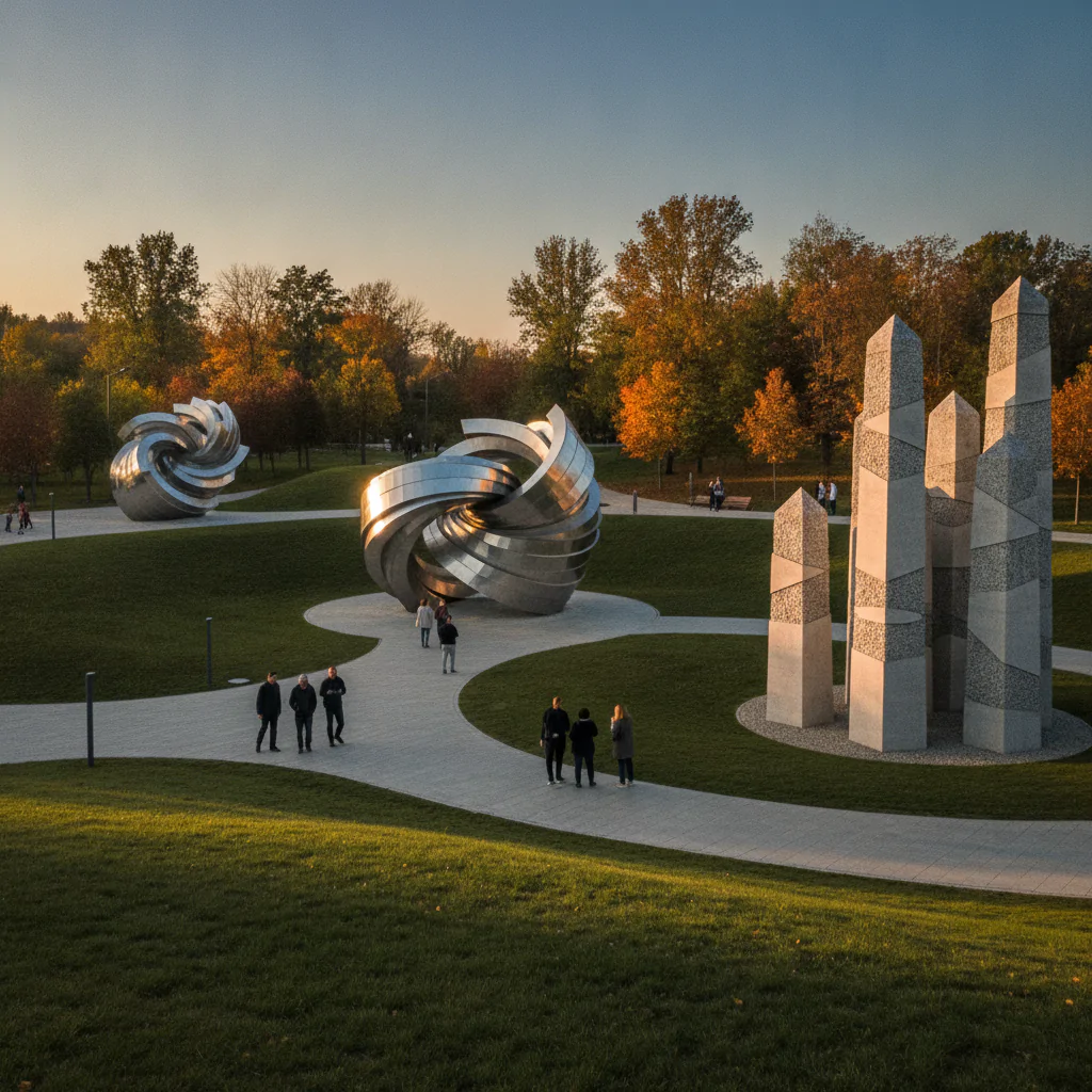 Арт-объекты в парке Галицкого