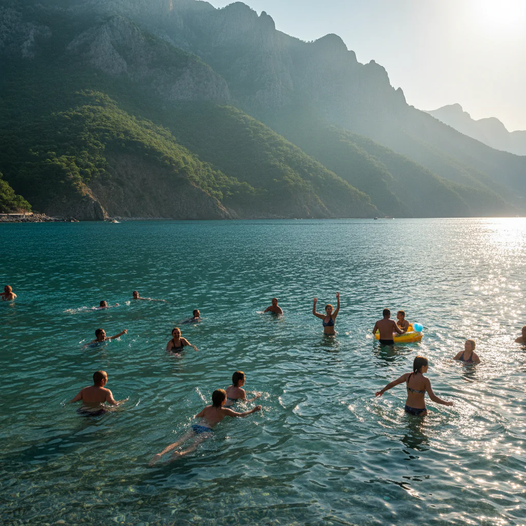 Купание в Черном море
