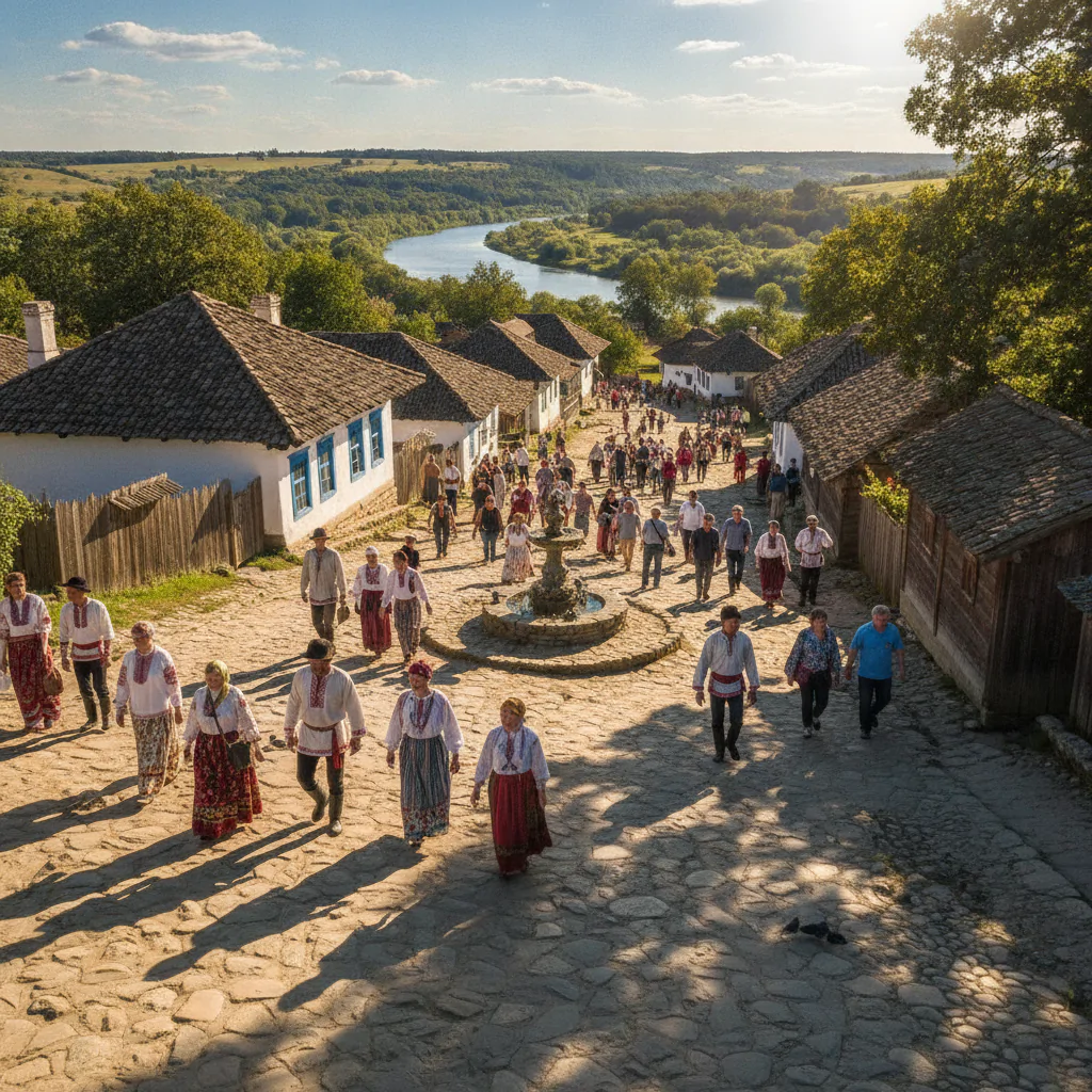 Вечерняя набережная станицы