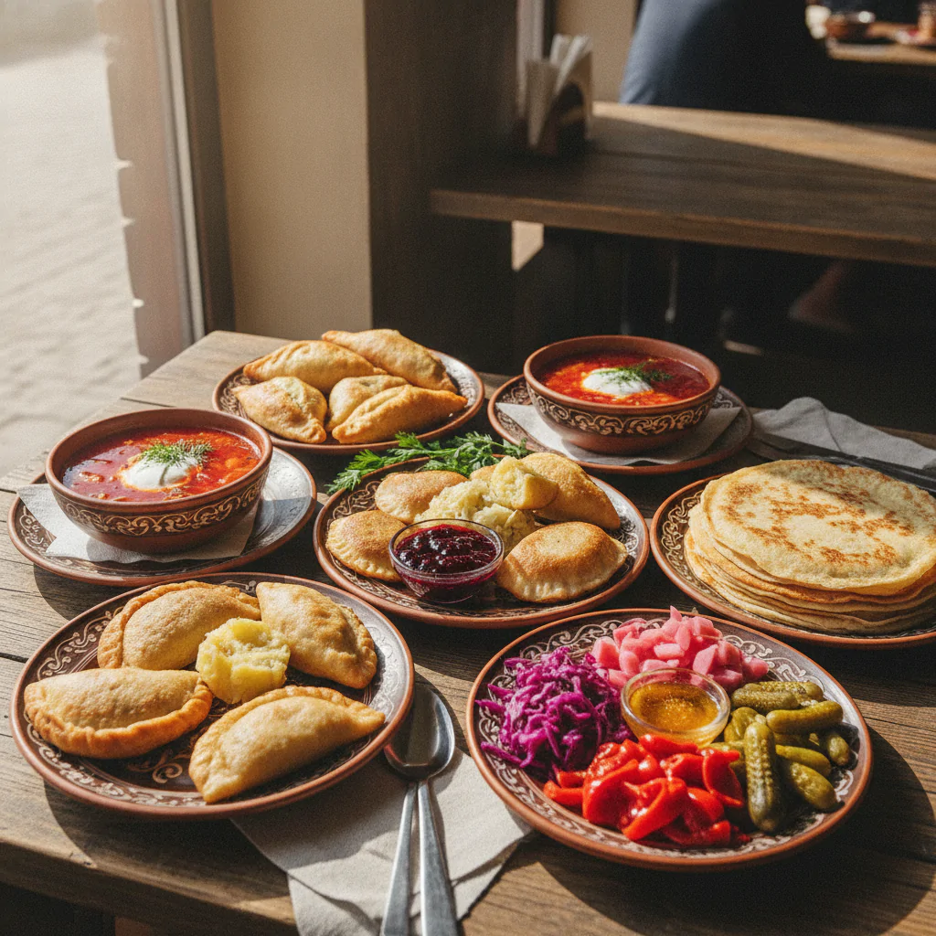 Детали местной кухни в кафе