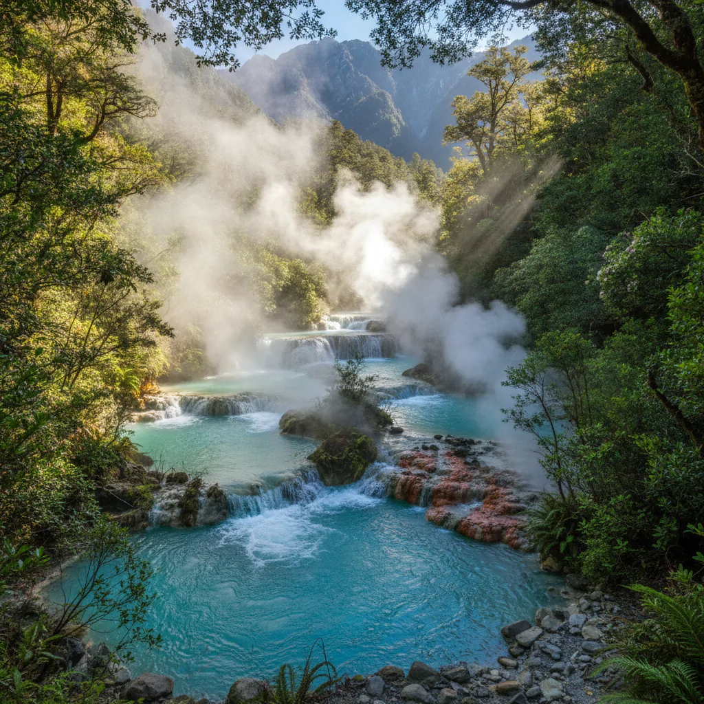 Термальные источники в горах