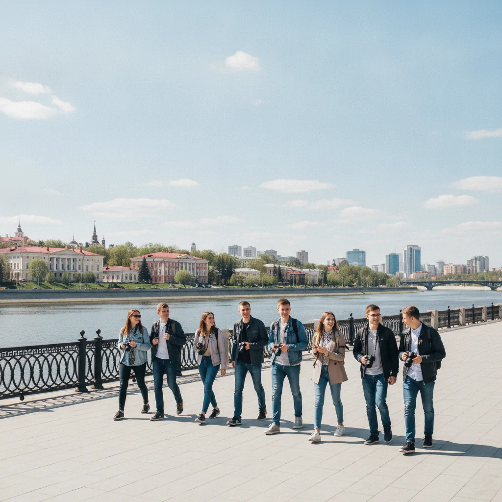 Прогулка по набережной Краснодара