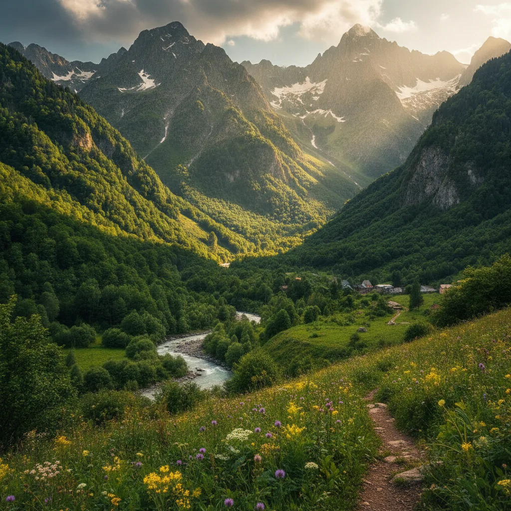 Горный пейзаж Краснодарского края
