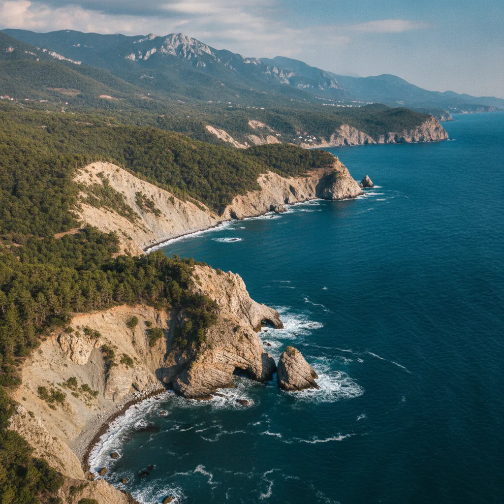 Горы и море в Анапе