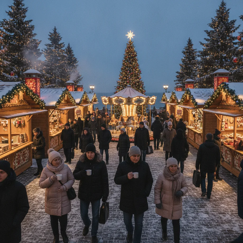 Рождественская ярмарка в Сочи