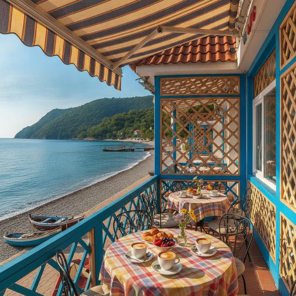 Кафе с видом на море