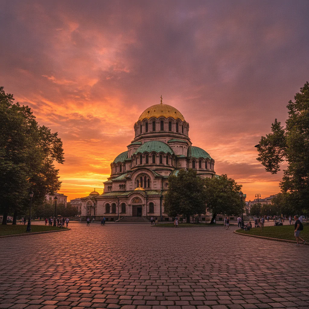 Собор на закате